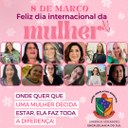 8 DE MARÇO DIA INTERNACIONAL DA MULHER